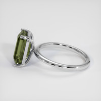 5.02 Ct. Bi Color Sapphire Ring, 14K White Gold 4