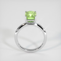 4.24 Ct. Green Sapphire Ring, 14K White Gold 3
