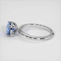 1.85 Ct. Blue Sapphire Ring, 14K White Gold 4