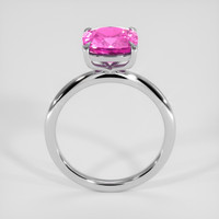 3.67 Ct. Pink Sapphire Ring, 14K White Gold 3