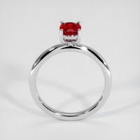 0.88 Ct. Ruby Ring, 14K White Gold 3