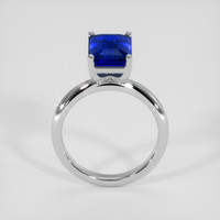 3.04 Ct. Blue Sapphire Ring, 14K White Gold 3