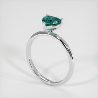 1.53 Ct. Sapphire Ring, 14K White Gold 2