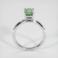 1.61 Ct. Green Sapphire Ring, 14K White Gold 3