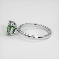 1.61 Ct. Green Sapphire Ring, 14K White Gold 4