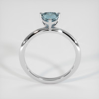 0.88 Ct. Sapphire Ring, 14K White Gold 3
