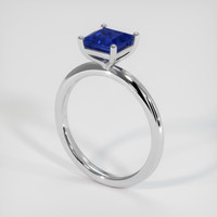 1.33 Ct. Sapphire Ring, 18K White Gold 2