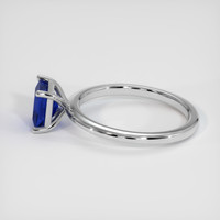 1.33 Ct. Sapphire Ring, 18K White Gold 4