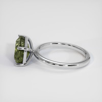 5.02 Ct. Bi Color Sapphire Ring, 18K White Gold 4