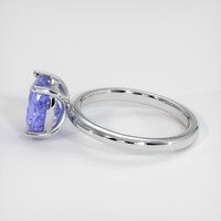2.57 Ct. Sapphire Ring, 18K White Gold 4