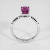 2.06 Ct. Purple Sapphire Ring, 18K White Gold 3