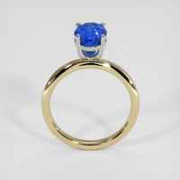 1.92 Ct. Blue Sapphire Ring, 14K White & Yellow 3