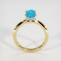 1.14 Ct. Gemstone Ring, 14K White & Yellow 3