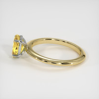 2.11 Ct. Sapphire Ring, 14K White & Yellow 4