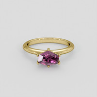 1.63 Ct. Pinkish Purple Spinel Ring, 10K Yellow Gold 1