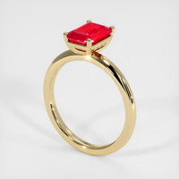 1.91 Ct. Ruby Ring, 10K Yellow Gold 2