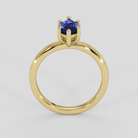 1.34 Ct. Blue Sapphire Ring, 10K Yellow Gold 3
