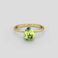 2.56 Ct. Bi Color Sapphire Ring, 10K Yellow Gold 1