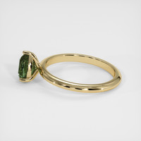 1.14 Ct. Green Sapphire Ring, 10K Yellow Gold 4