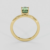 1.37 Ct. Green Sapphire Ring, 10K Yellow Gold 3