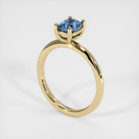 1.21 Ct. Sapphire Ring, 14K Yellow Gold 2