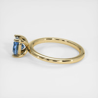 1.21 Ct. Sapphire Ring, 14K Yellow Gold 4