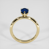 1.33 Ct. Blue Sapphire Ring, 14K Yellow Gold 3