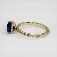 1.33 Ct. Blue Sapphire Ring, 14K Yellow Gold 4