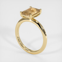 2.94 Ct. Gemstone Ring, 14K Yellow Gold 2