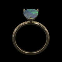 1.35 Ct. Gemstone Ring, 14K Yellow Gold 3