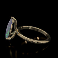 1.35 Ct. Gemstone Ring, 14K Yellow Gold 4