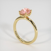 3.07 Ct. Sapphire Ring, 14K Yellow Gold 2