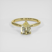 2.33 Ct. Yellow Sapphire Ring, 14K Yellow Gold 1