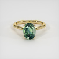 3.51 Ct. Sapphire Ring, 14K Yellow Gold 1