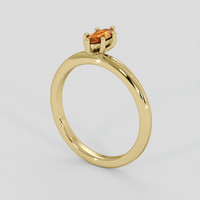 0.32 Ct. Bi Color Sapphire Ring, 14K Yellow Gold 2