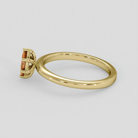 0.32 Ct. Bi Color Sapphire Ring, 14K Yellow Gold 4