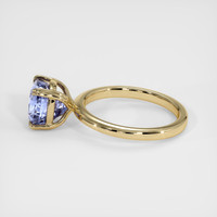 3.02 Ct. Violet Sapphire Ring, 14K Yellow Gold 4