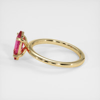 0.90 Ct. Sapphire Ring, 14K Yellow Gold 4