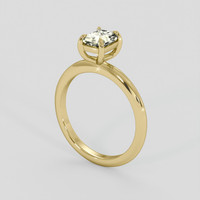 1.29 Ct. Yellow Sapphire Ring, 14K Yellow Gold 2