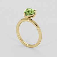 2.56 Ct. Bi Color Sapphire Ring, 14K Yellow Gold 2