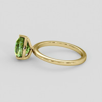 2.56 Ct. Bi Color Sapphire Ring, 14K Yellow Gold 4