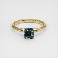 1.43 Ct. Sapphire Ring, 14K Yellow Gold 1