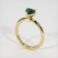0.83 Ct. Sapphire Ring, 14K Yellow Gold 2