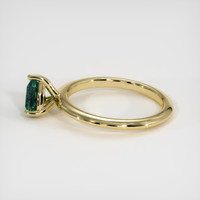 0.83 Ct. Sapphire Ring, 14K Yellow Gold 4