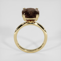 8.54 Ct. Orangish Brown Sapphire Ring, 14K Yellow Gold 3