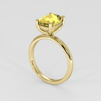 4.38 Ct. Yellow Sapphire Ring, 14K Yellow Gold 2