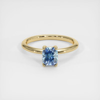 1.21 Ct. Sapphire Ring, 18K Yellow Gold 1
