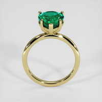 2.85 Ct. Emerald Ring, 18K Yellow Gold 3