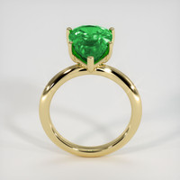 4.40 Ct. Emerald Ring, 18K Yellow Gold 3