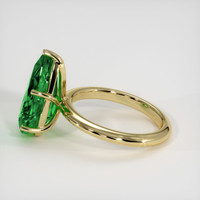 4.40 Ct. Emerald Ring, 18K Yellow Gold 4